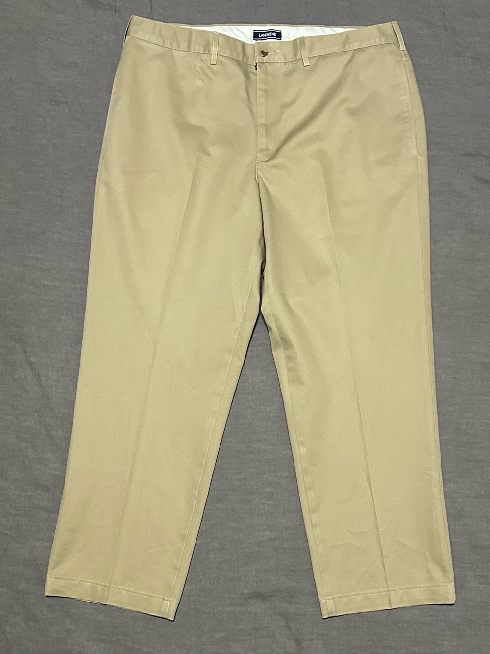 Lands' End Men's Khaki Beige Chino Pants